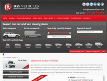 Tablet Screenshot of bayvehicles.co.uk